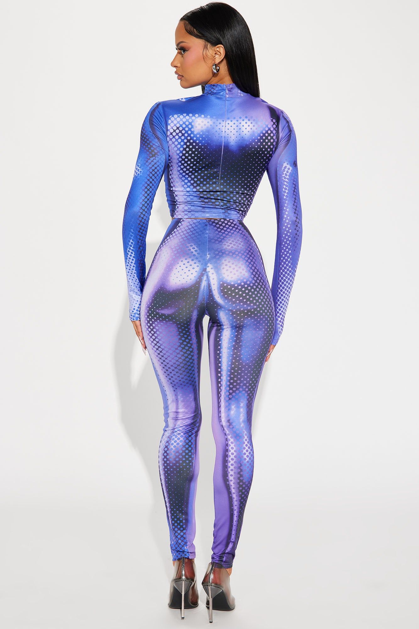 Limited Edition Body Heat Legging Set - Purple/combo sold by Fashion Nova product image thumbnail 3