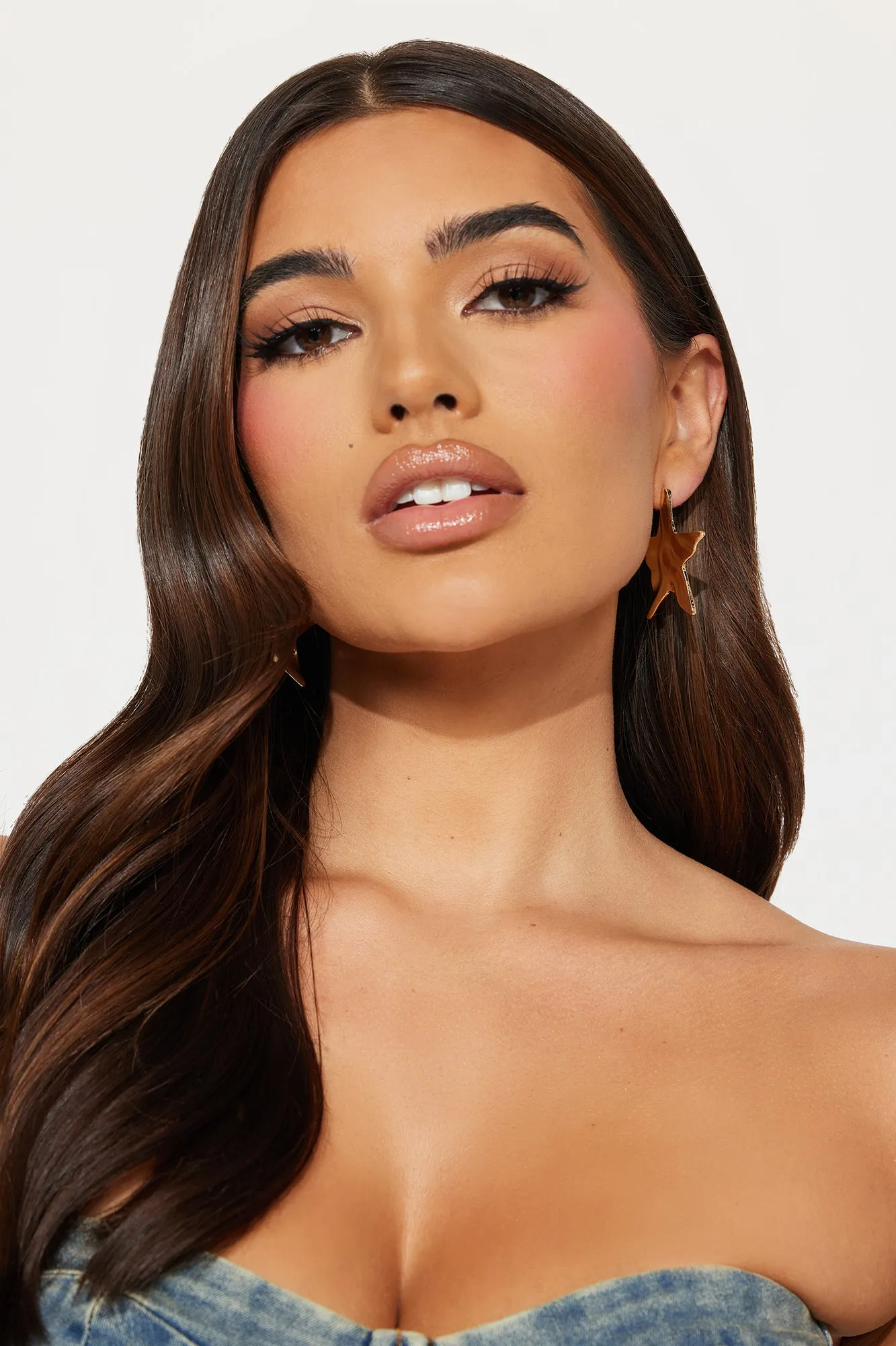 Star Of The Night Earrings - Gold sold by Fashion Nova product image thumbnail 2