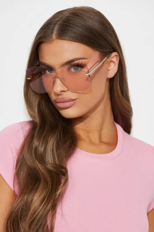 Dreaming Of Summer Sunlasses - Orange sold by Fashion Nova