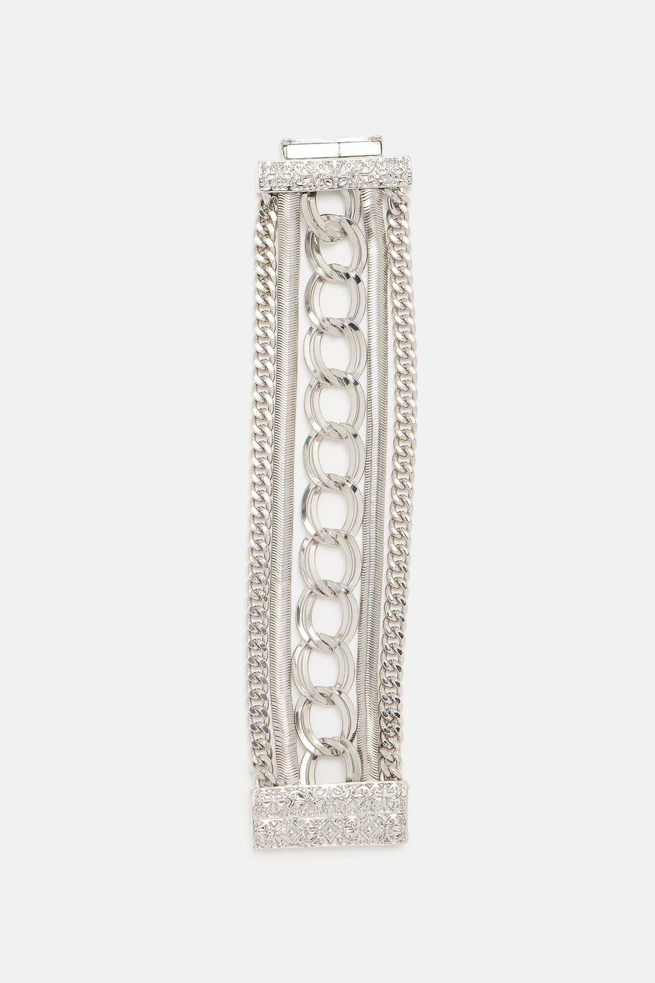 Strong And Fearless Bracelet - Silver sold by Fashion Nova product image thumbnail 3