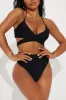 Poolside Ready 2 Piece Bikini - Black sold by Fashion Nova
