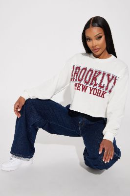 Brooklyn NY Crop Top - Ivory made by Fashion Nova