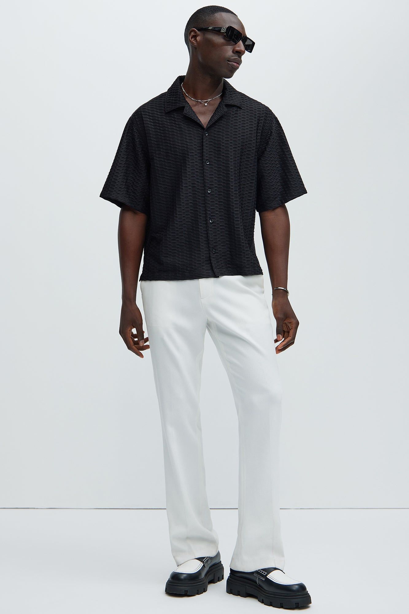 Bold Textured Shirt - Black sold by Fashion Nova product image thumbnail 2