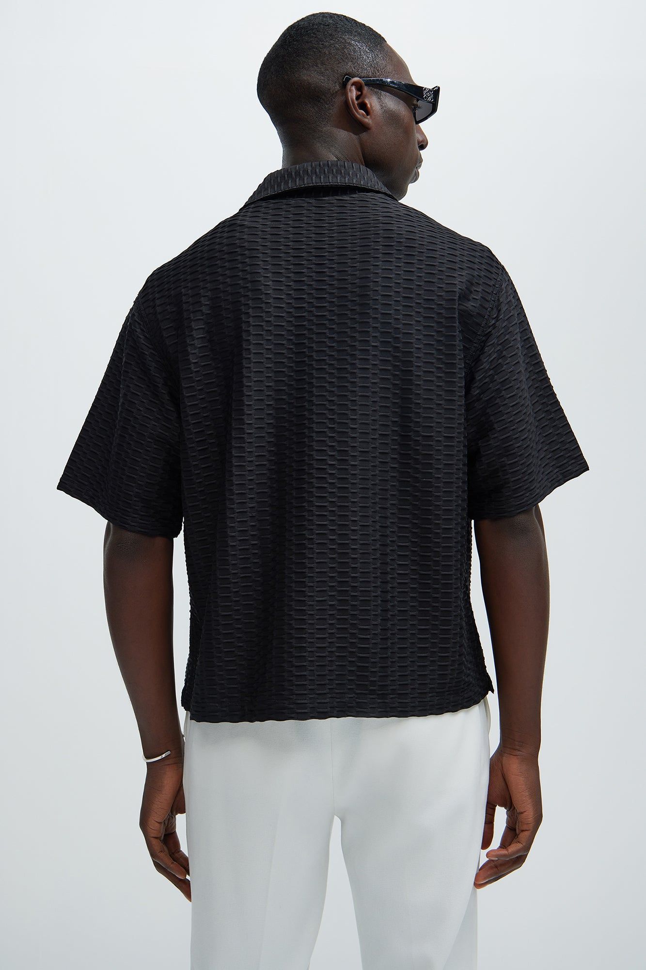 Bold Textured Shirt - Black sold by Fashion Nova product image thumbnail 4