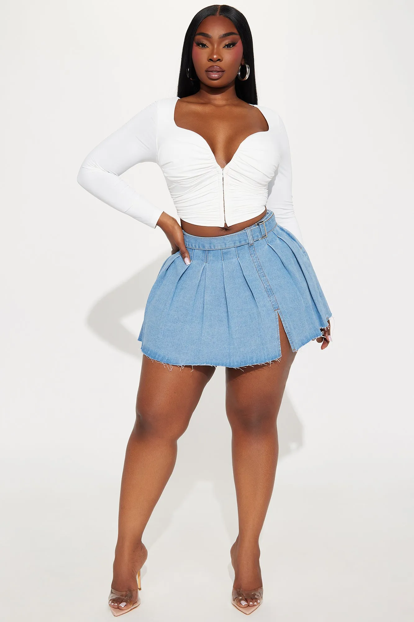 Gianna Corset Top - White sold by Fashion Nova product image thumbnail 5