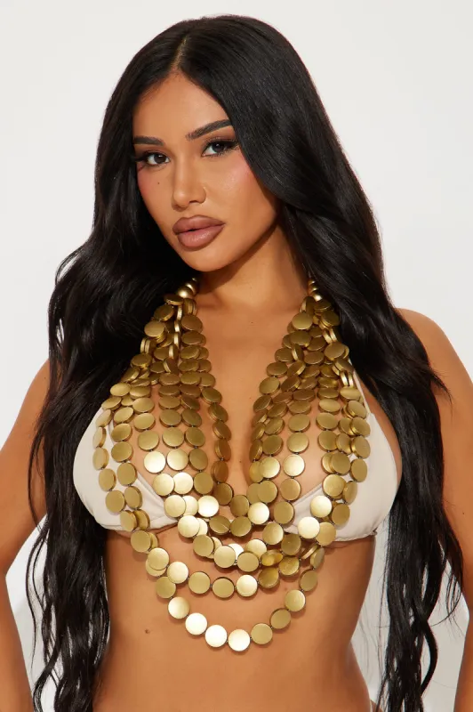Soaking Up Sun Body Chain  - Gold sold by Fashion Nova