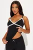In Your Dreams Ribbed PJ Pant Set - Black sold by Fashion Nova