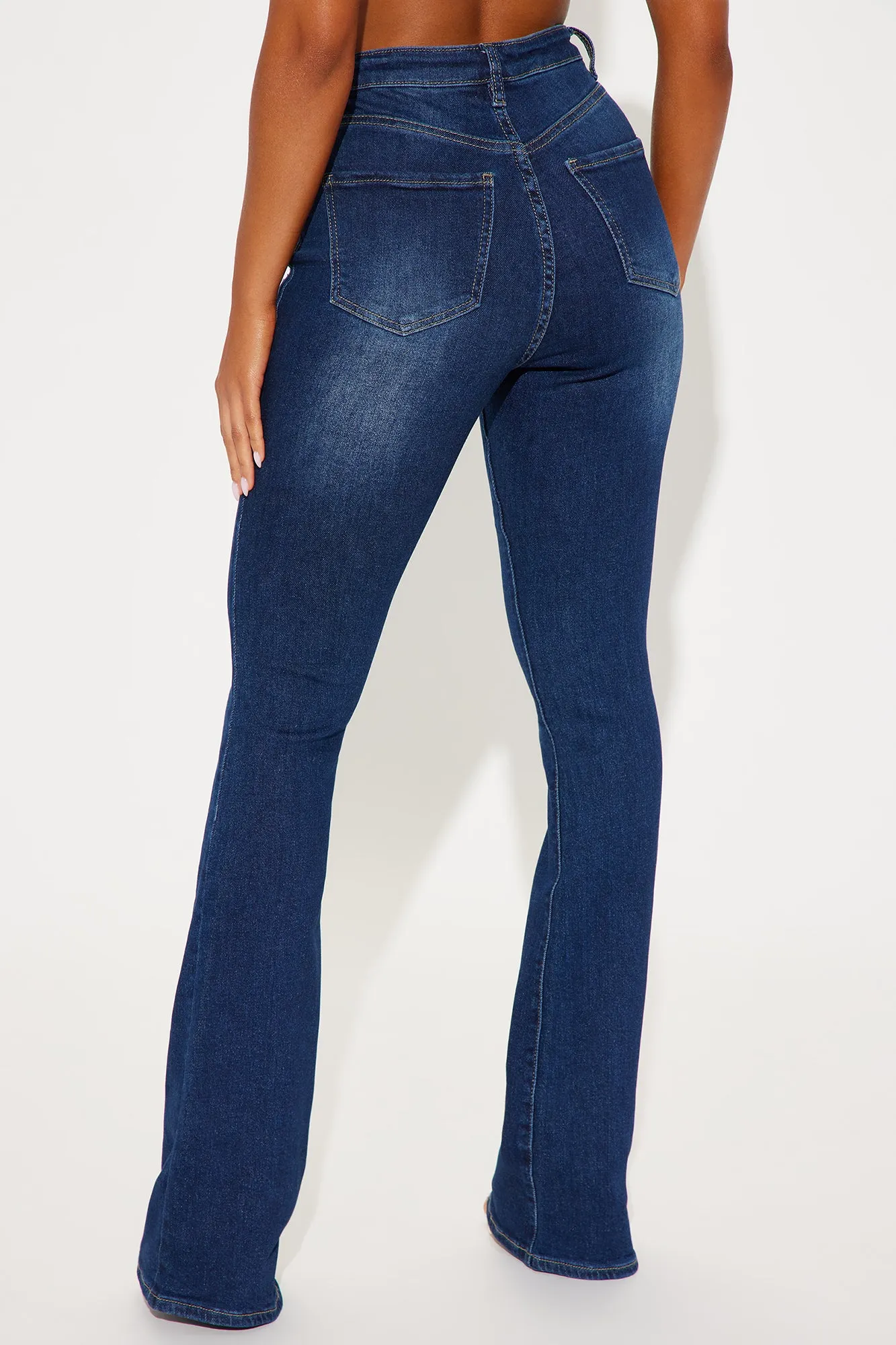 Western Star Stretch Flare Jeans - Dark Wash sold by Fashion Nova product image thumbnail 4