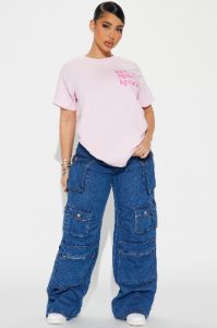 Living Big Graphic Tee - Pink sold by Fashion Nova