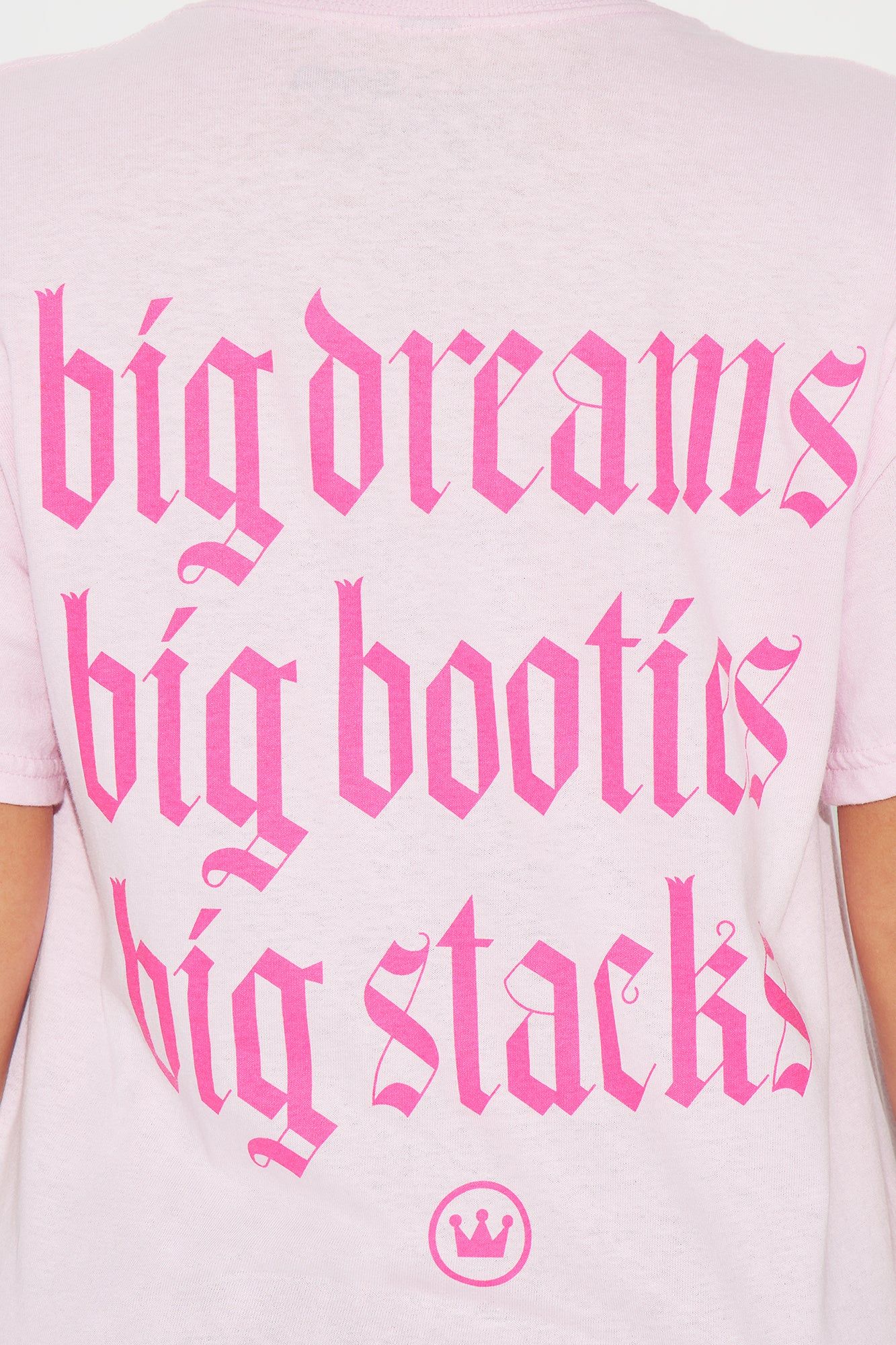 Living Big Graphic Tee - Pink sold by Fashion Nova product image thumbnail 3