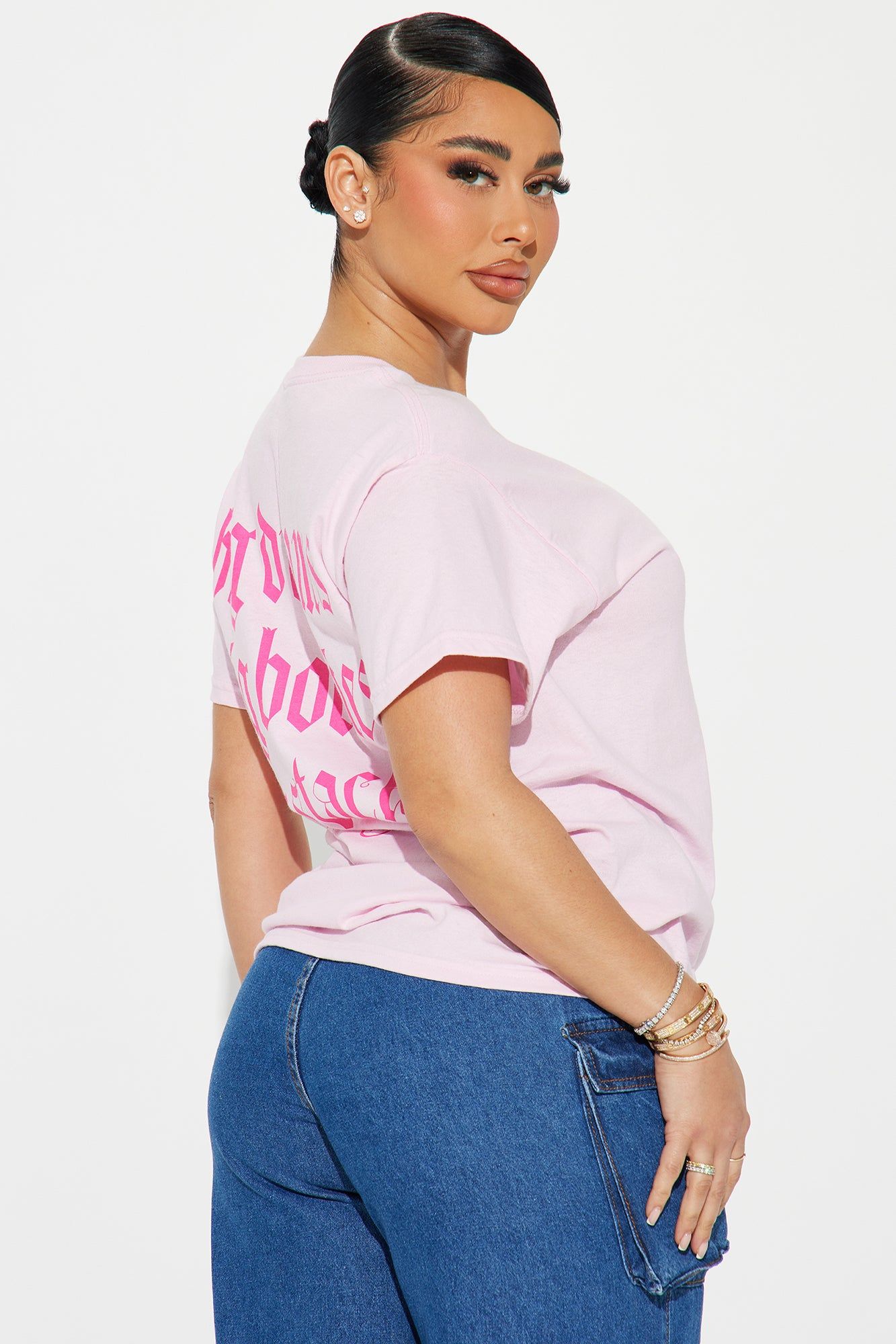 Living Big Graphic Tee - Pink sold by Fashion Nova product image thumbnail 4