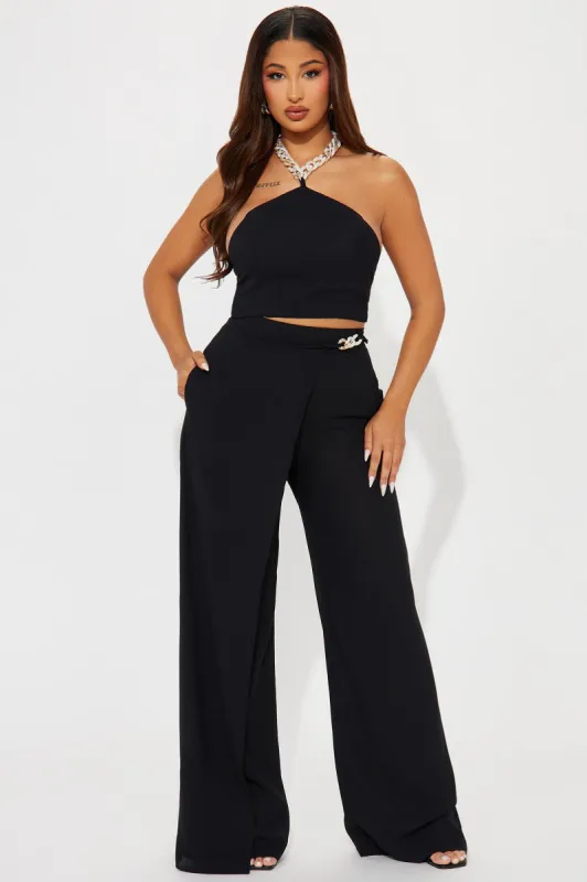 Vivian Pant Set - Black sold by Fashion Nova