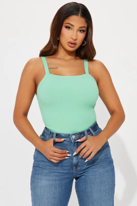 Maria Ribbed Tee - Mint sold by Fashion Nova