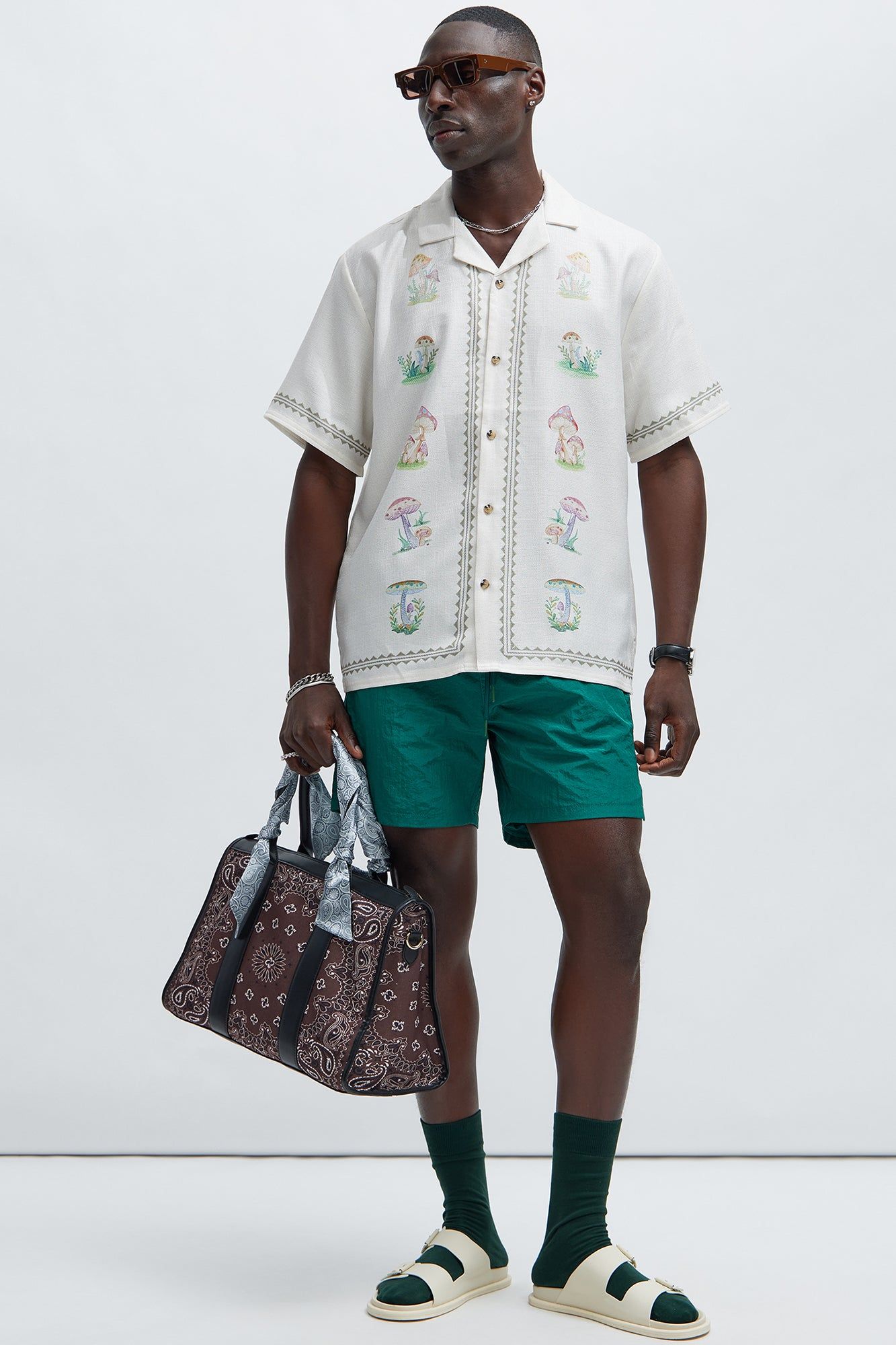 Into the Desert Shirt - Off White/combo sold by Fashion Nova product image thumbnail 2