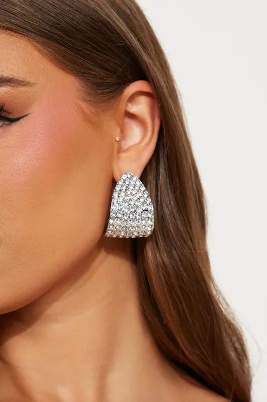 Taste Of Glam Earrings - Silver sold by Fashion Nova