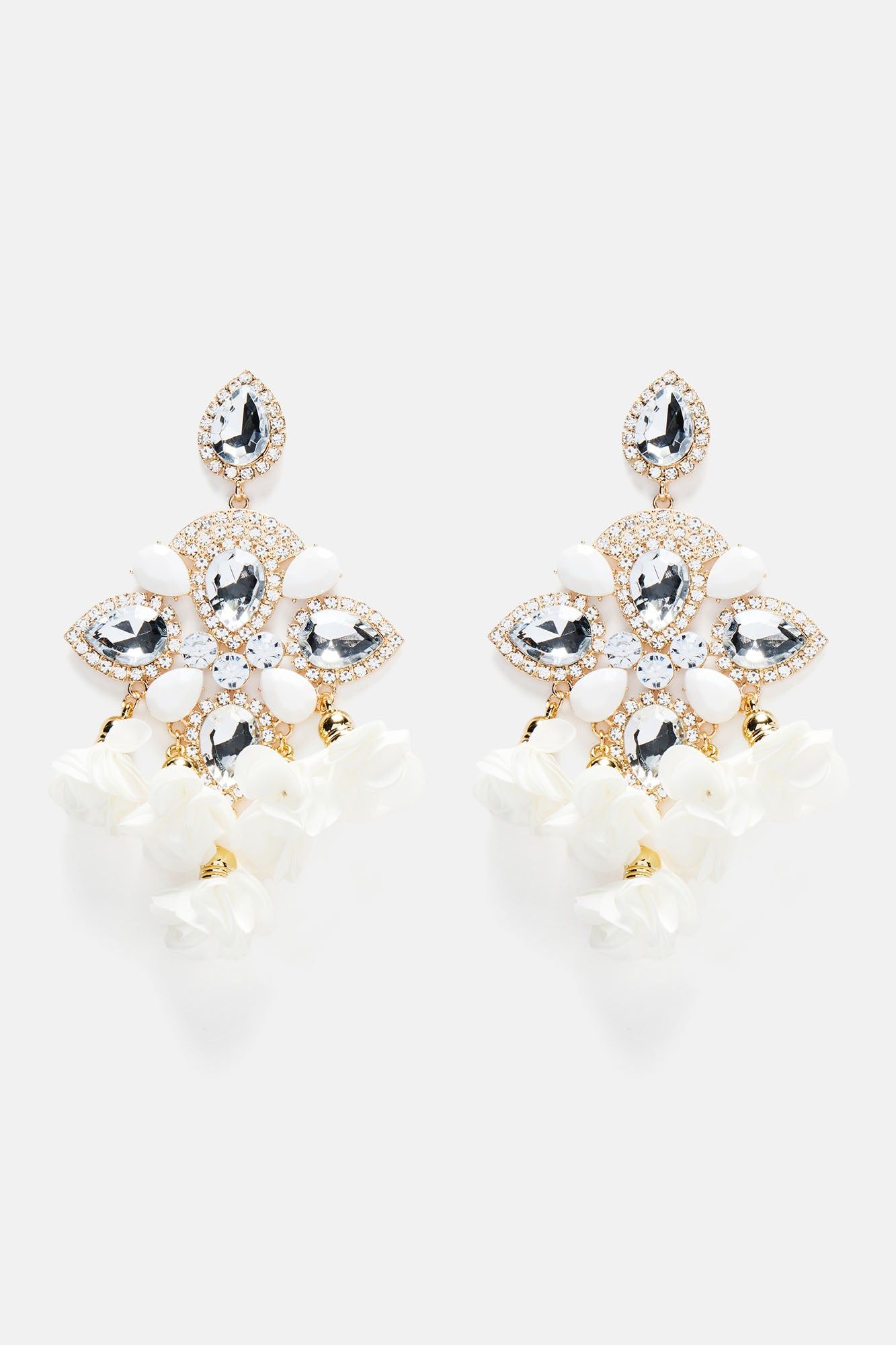 Magic Beauty Earrings - White sold by Fashion Nova product image thumbnail 3