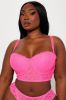 Belong To You Lace Bra - Neon Pink sold by Fashion Nova