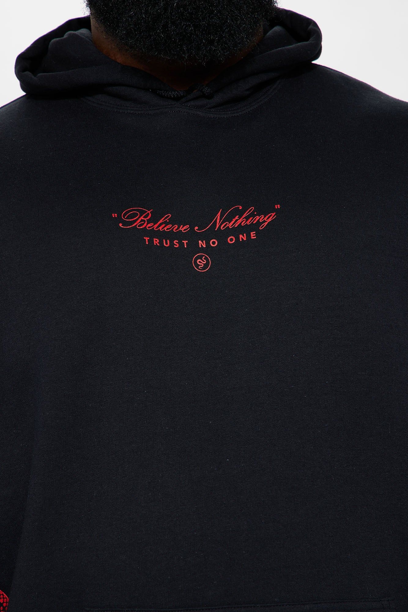 Trust No One But Yourself Hoodie - Black sold by Fashion Nova product image thumbnail 8