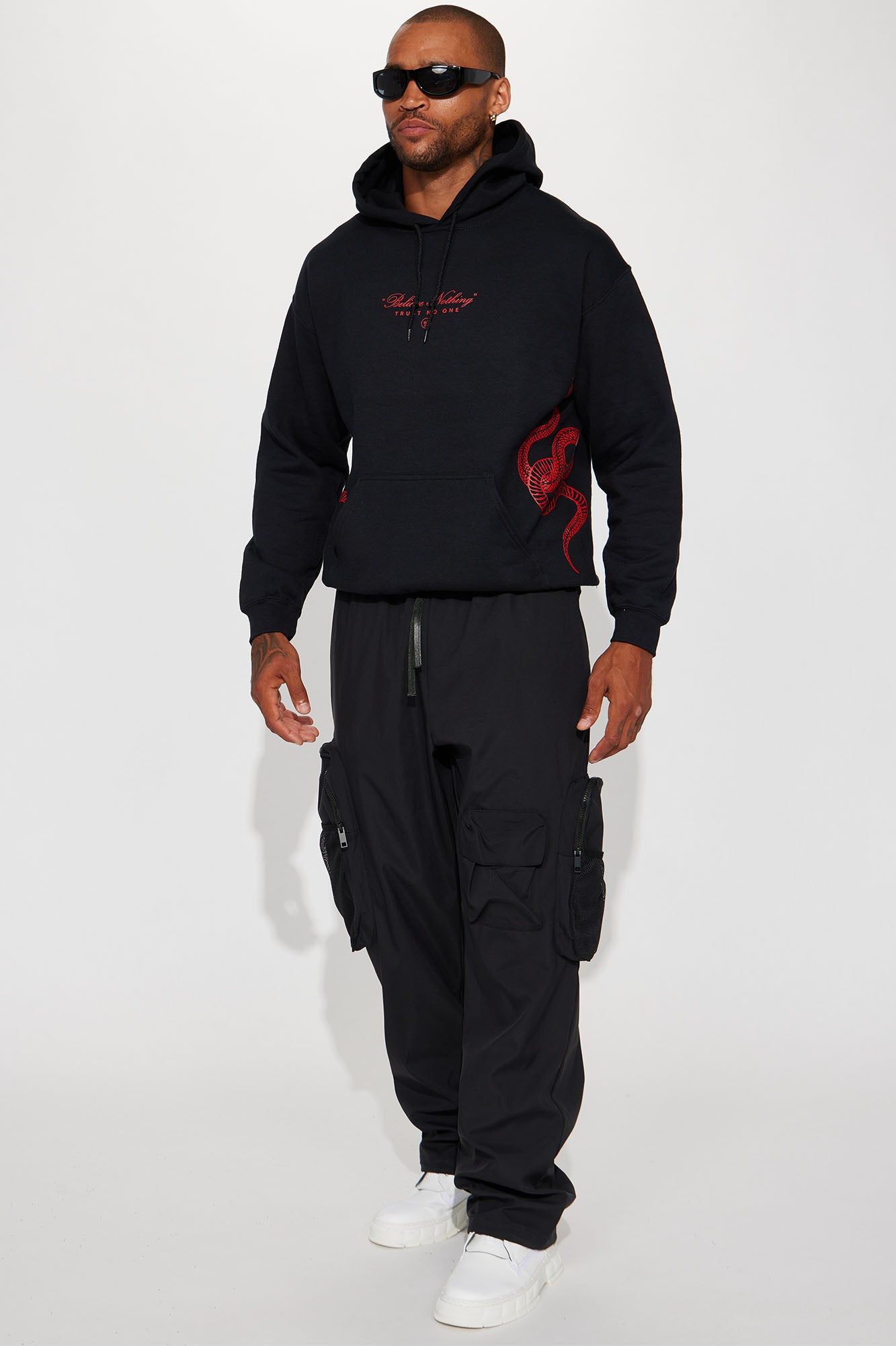 Trust No One But Yourself Hoodie - Black sold by Fashion Nova product image thumbnail 3