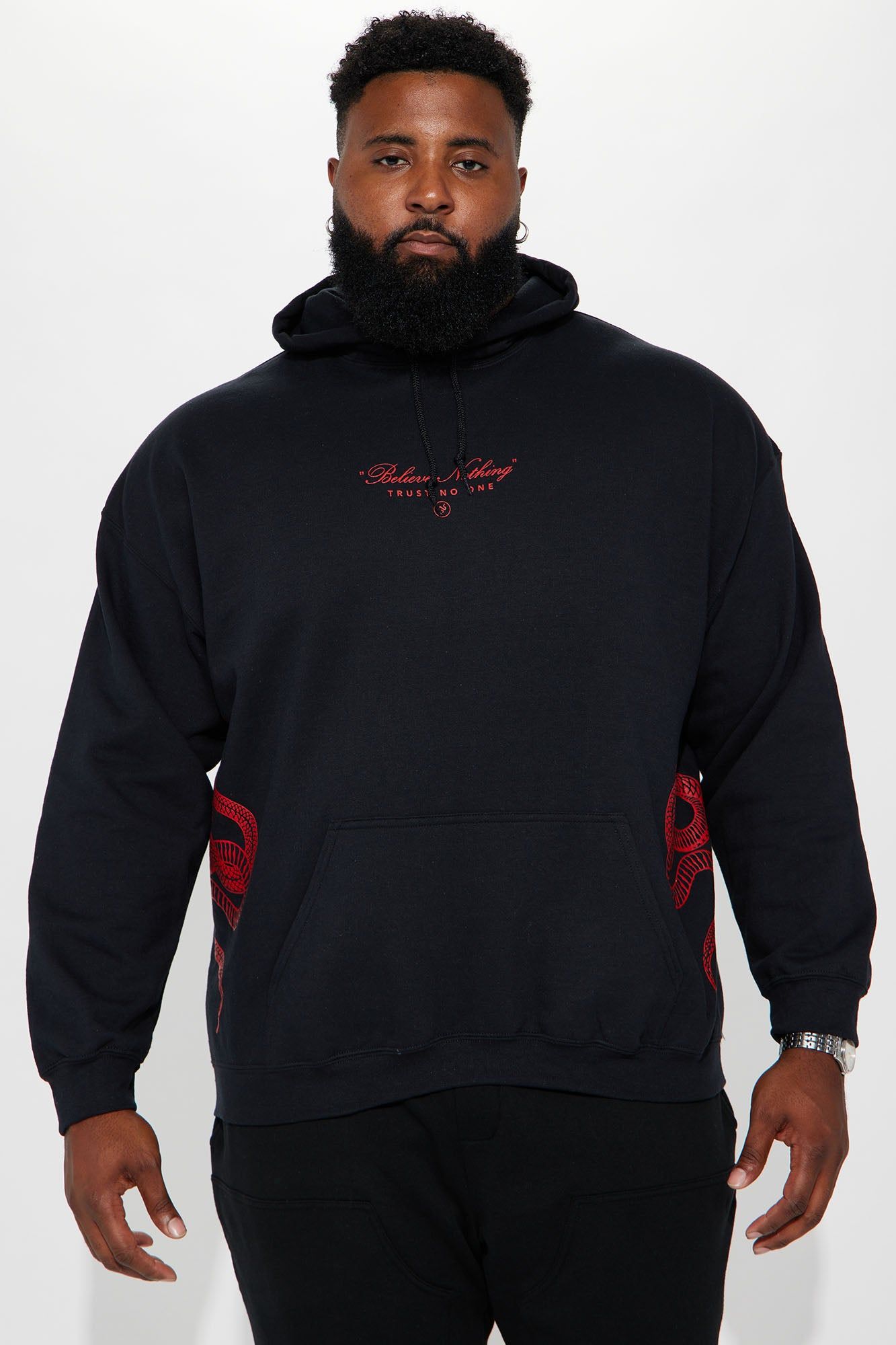 Trust No One But Yourself Hoodie - Black sold by Fashion Nova product image thumbnail 2