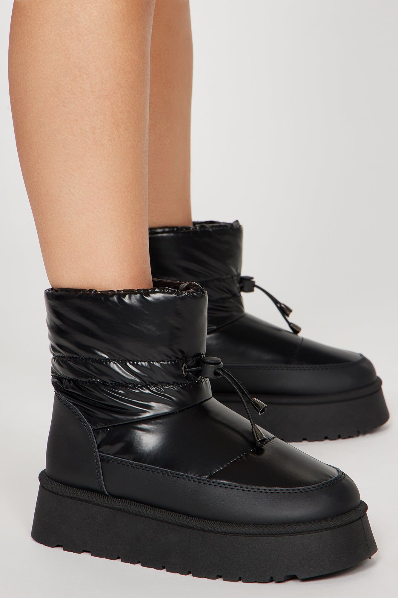 First Snow Fall Booties - Black sold by Fashion Nova product image thumbnail 3
