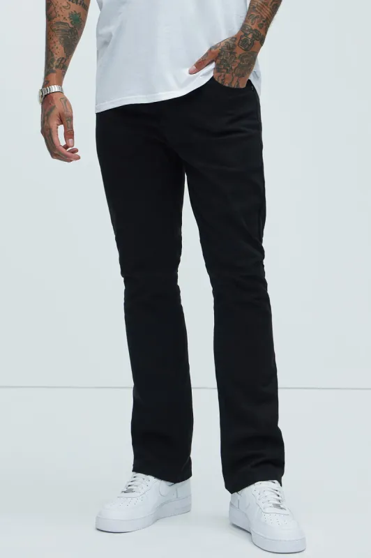 Feeling It Slim Flare Jeans - Black sold by Fashion Nova