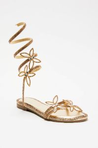 Mariposa Love Wrap Up Sandals - Gold sold by Fashion Nova