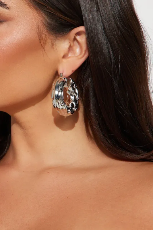 My Favorite Everyday Earrings - Silver sold by Fashion Nova