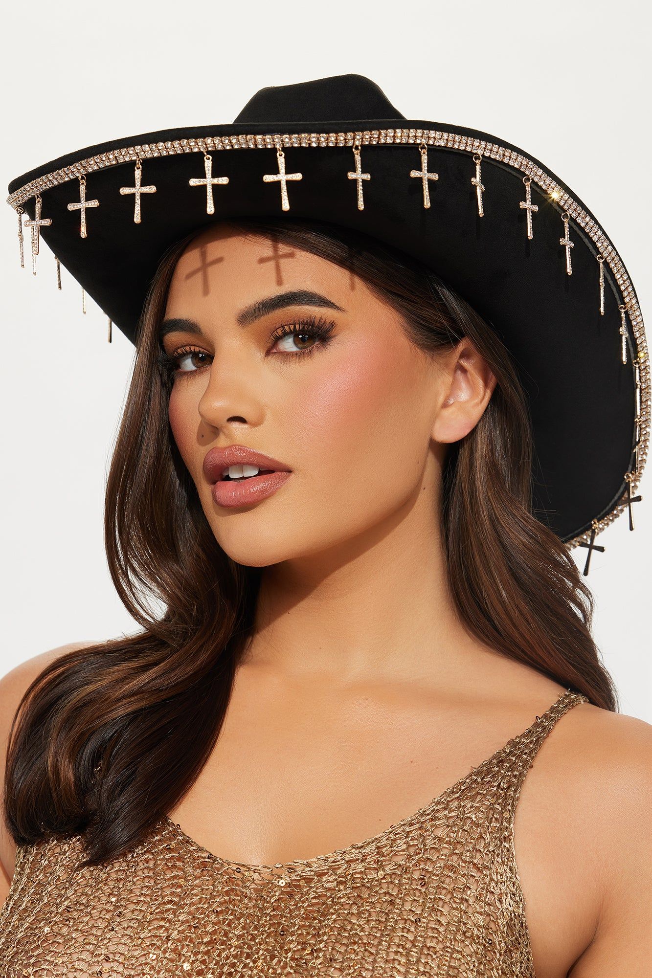 Trust In Me Cowboy Hat - Black sold by Fashion Nova