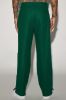 Zip It Out Relaxed Flare Trousers - Green sold by Fashion Nova