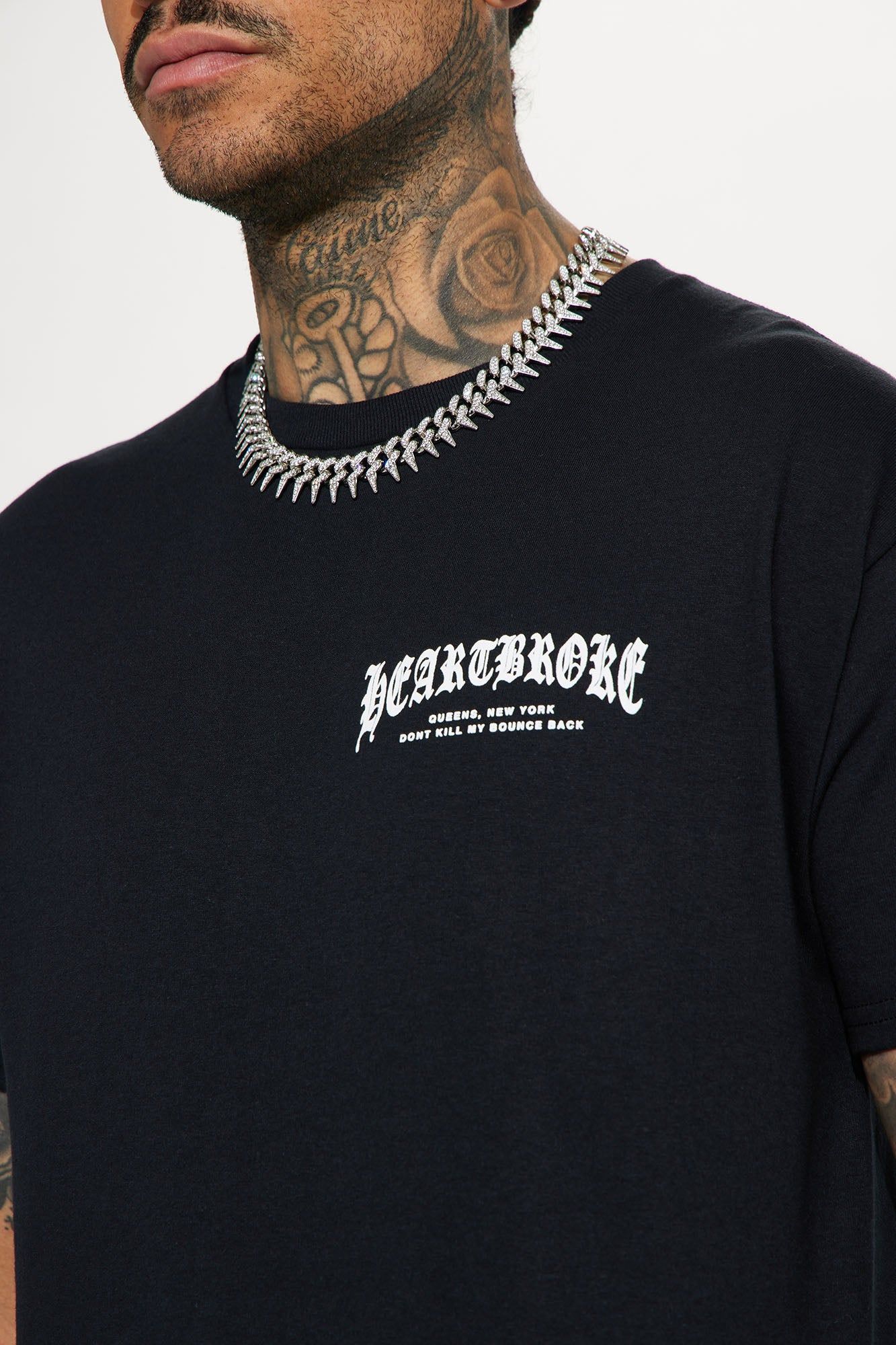 Heartbroke Short Sleeve Tee - Black sold by Fashion Nova product image thumbnail 5