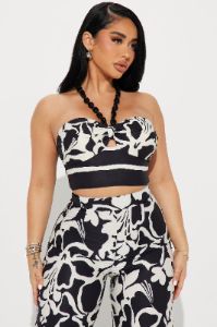 Belina Pant Set - Black/White sold by Fashion Nova
