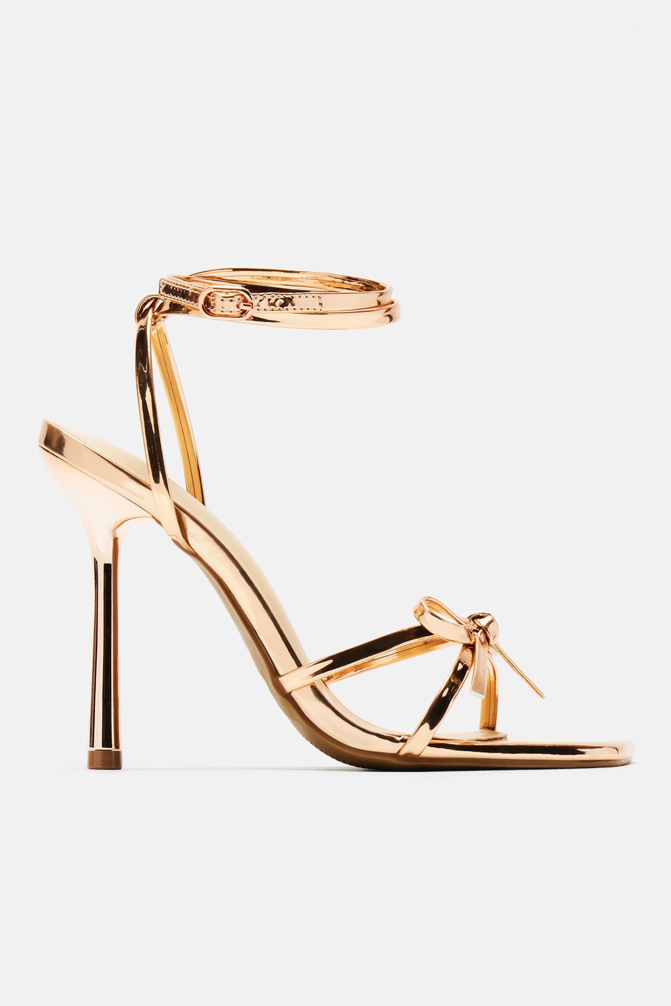 Lala Heeled Sandals - Rose Gold sold by Fashion Nova product image thumbnail 3