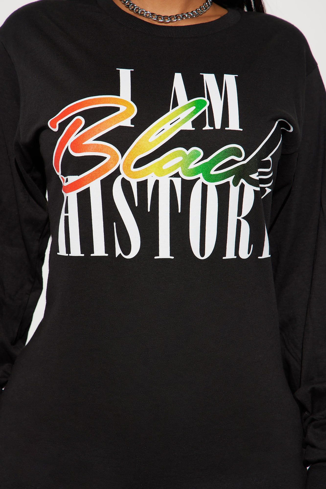 Living History Tshirt - Black sold by Fashion Nova product image thumbnail 3