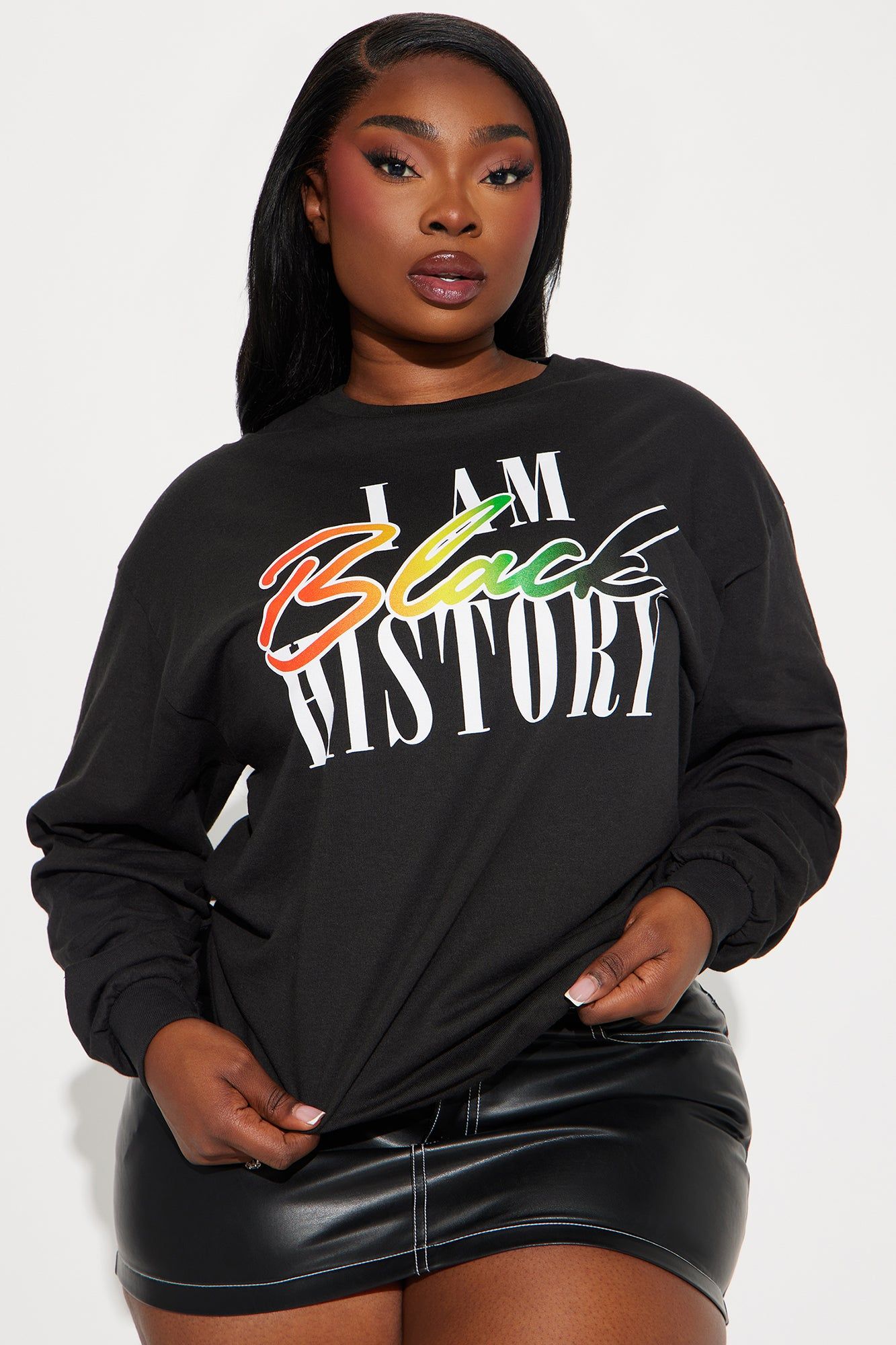 Living History Tshirt - Black sold by Fashion Nova product image thumbnail 5