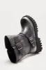 Close Enough Buckle Booties - Grey sold by Fashion Nova