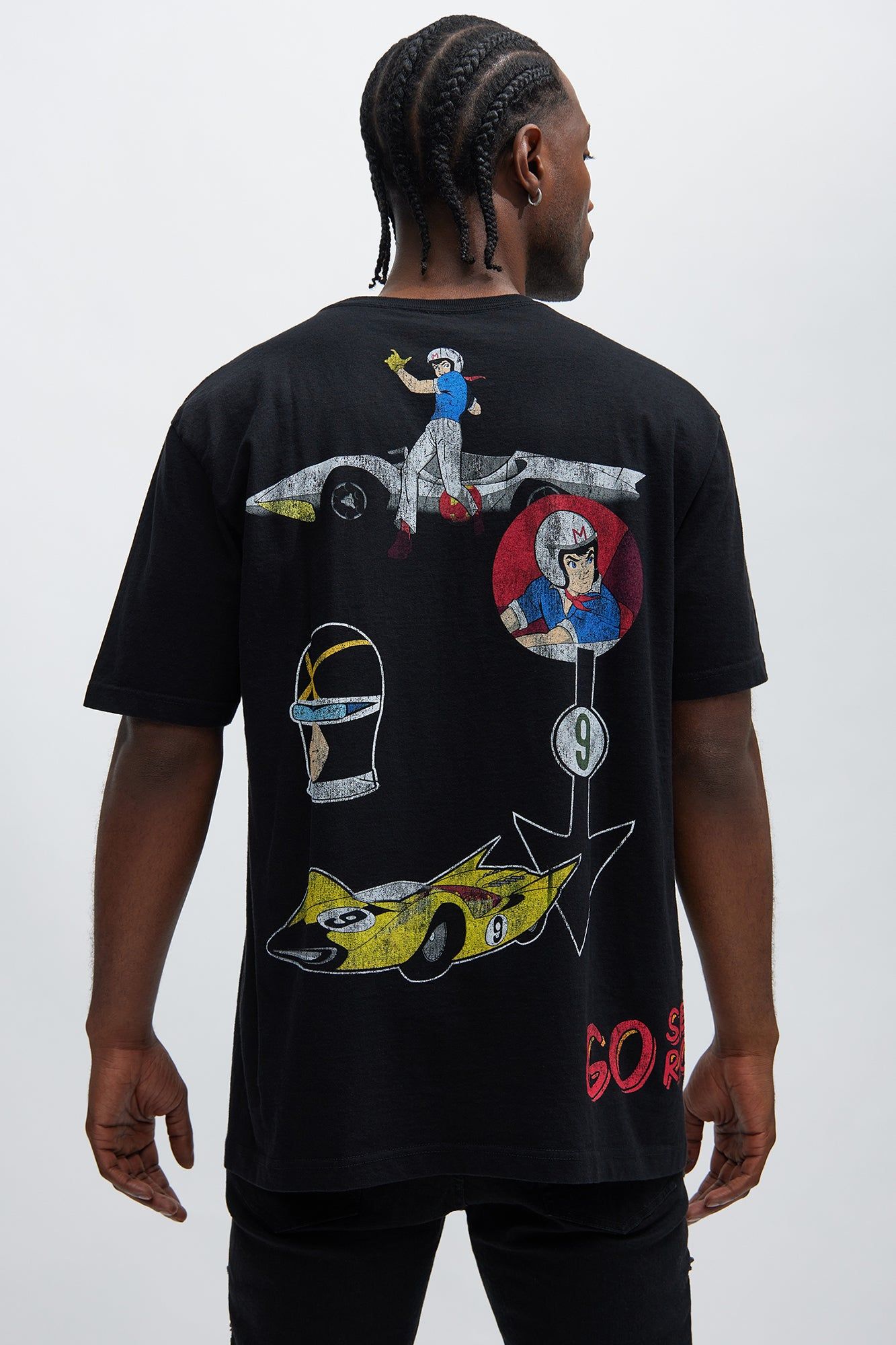 Speed Racer GO! Short Sleeve Tee - Black sold by Fashion Nova product image thumbnail 5