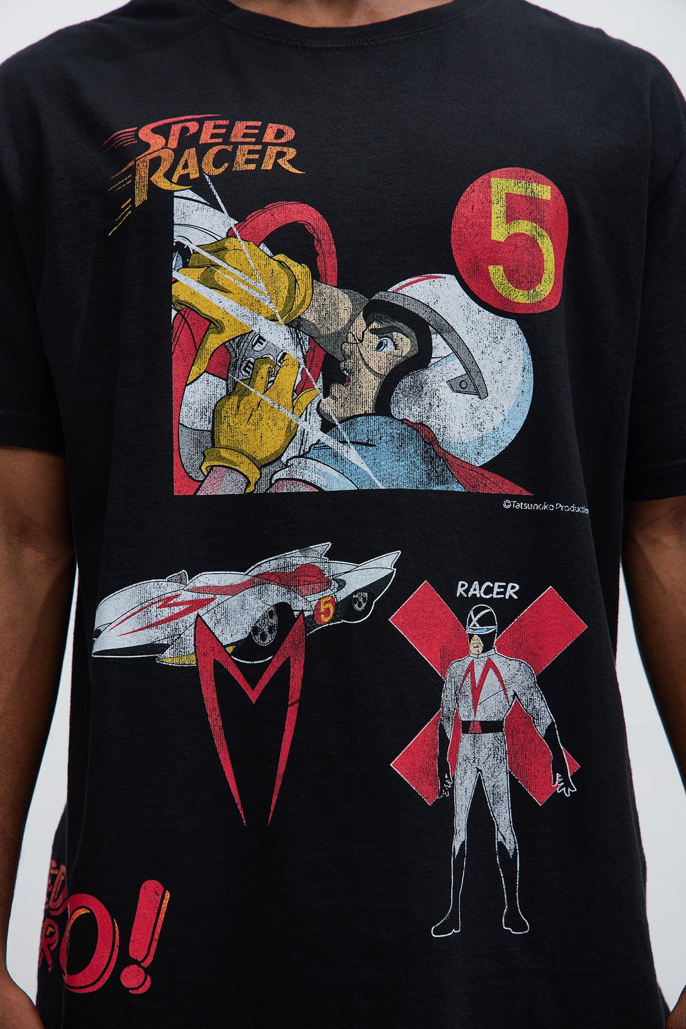 Speed Racer GO! Short Sleeve Tee - Black sold by Fashion Nova product image thumbnail 3