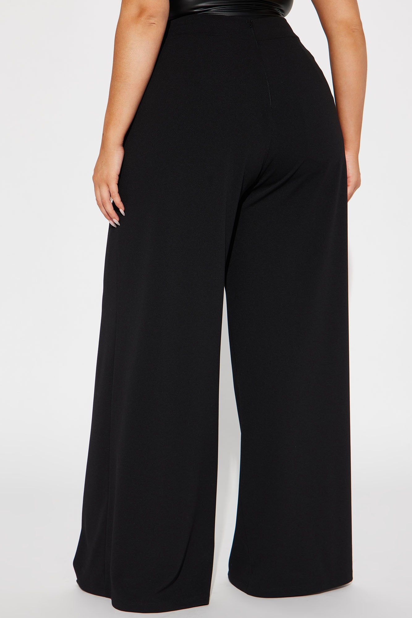 Valentina Wide Leg Dress Pant - Black sold by Fashion Nova product image thumbnail 6