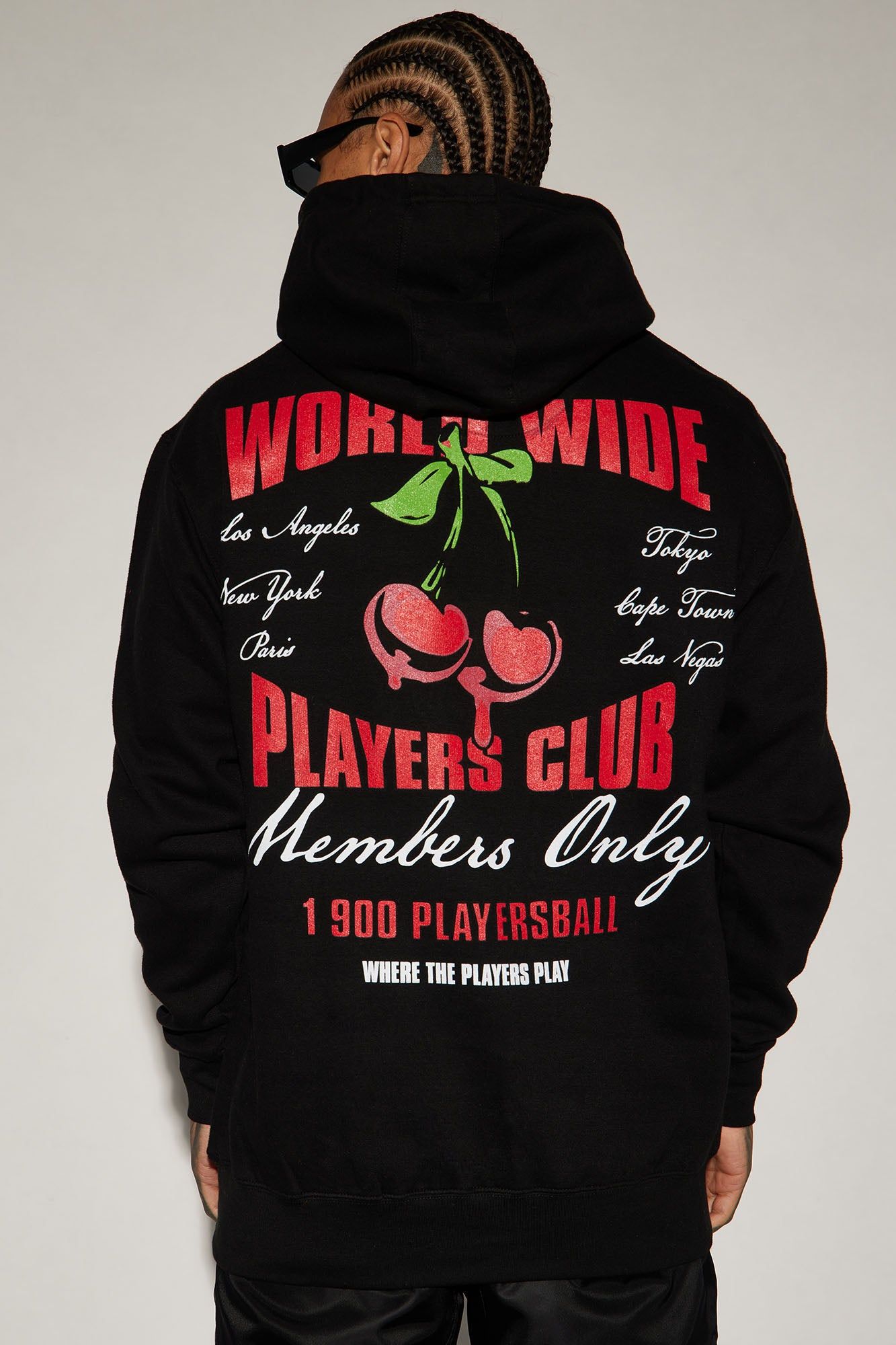 Players Play Hoodie - Black sold by Fashion Nova
