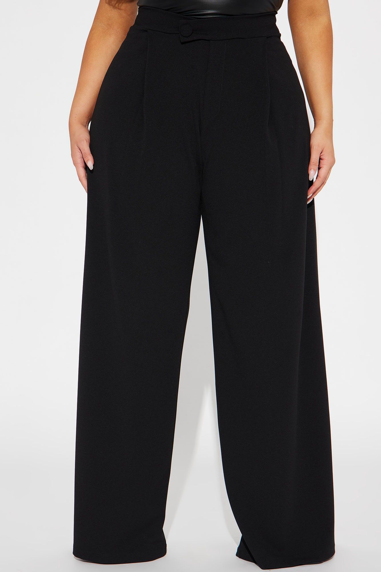 Valentina Wide Leg Dress Pant - Black sold by Fashion Nova product image thumbnail 5