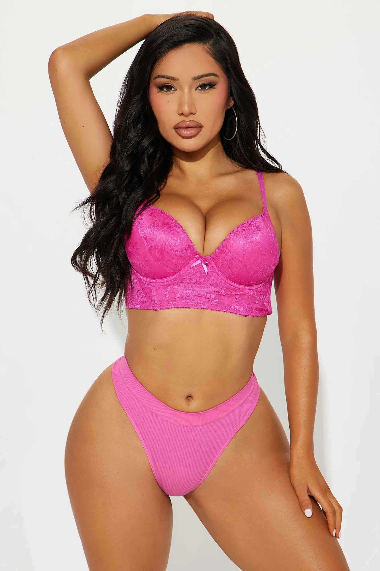 Made For You 2 Pack Bras - Raspberry/Combo sold by Fashion Nova product image thumbnail 3