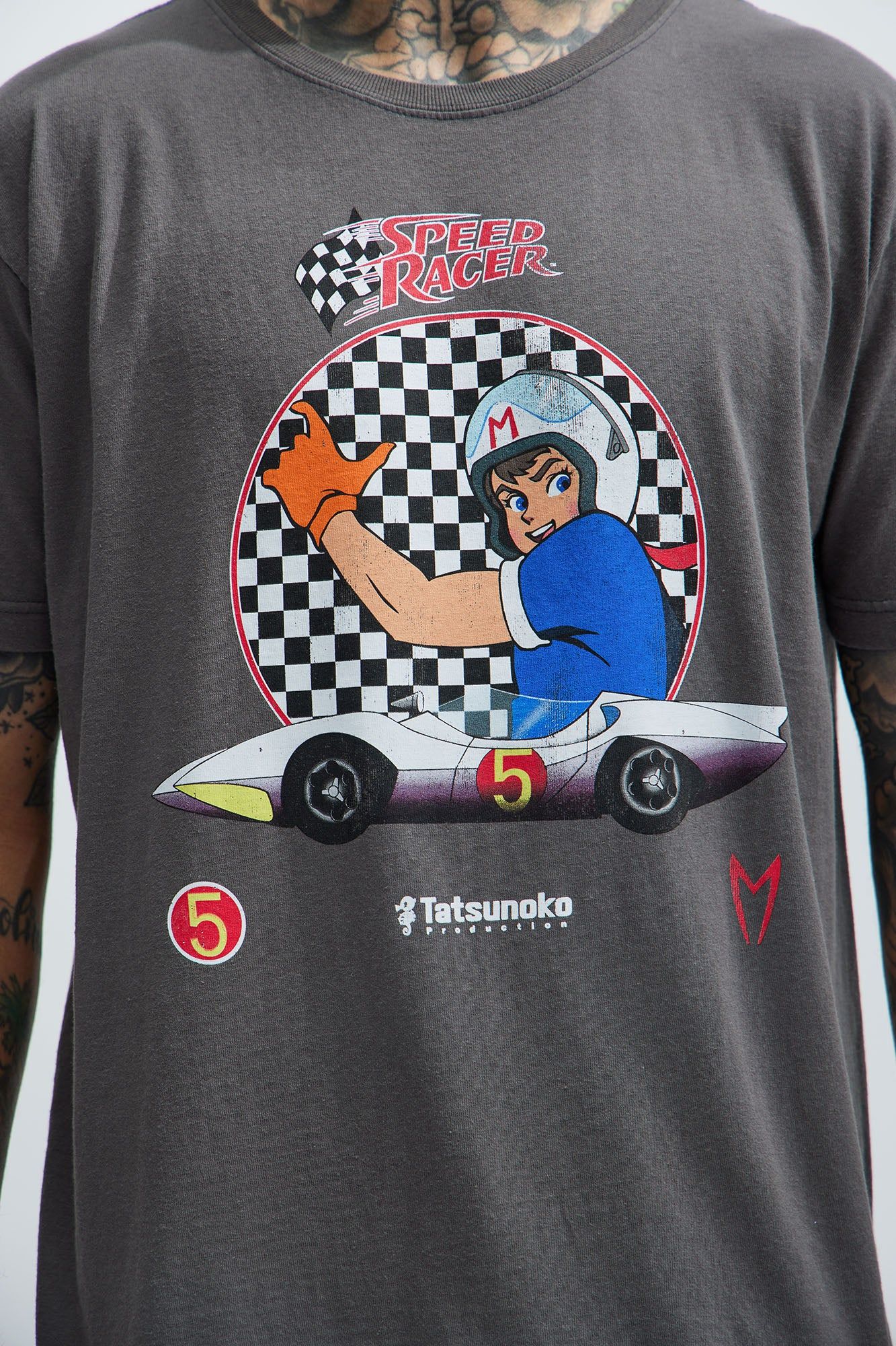 Speed Racer Oversized Short Sleeve Tee - Black sold by Fashion Nova product image thumbnail 3