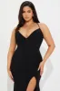Leaping Into To You Maxi Dress - Black sold by Fashion Nova