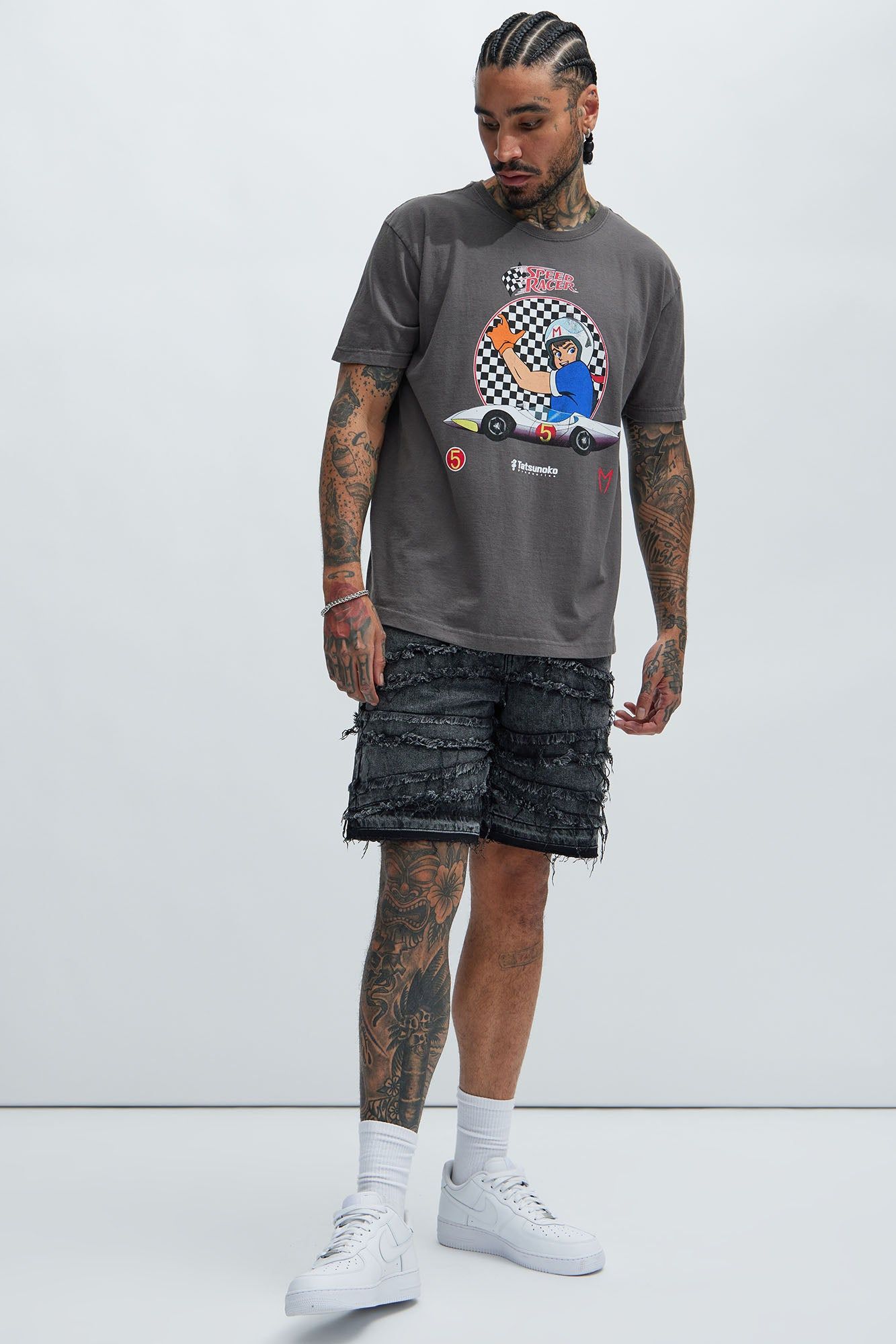 Speed Racer Oversized Short Sleeve Tee - Black sold by Fashion Nova product image thumbnail 2