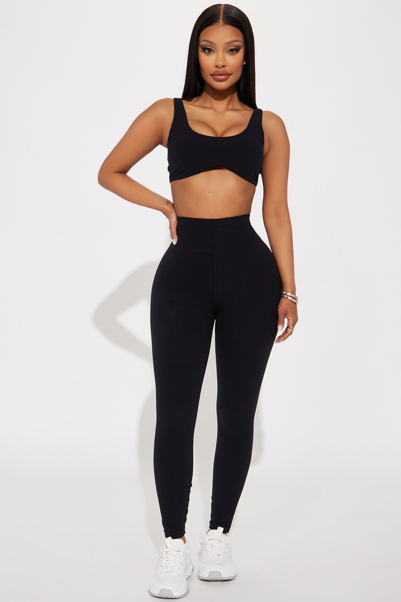 Soft Life Active Leggings - Black sold by Fashion Nova