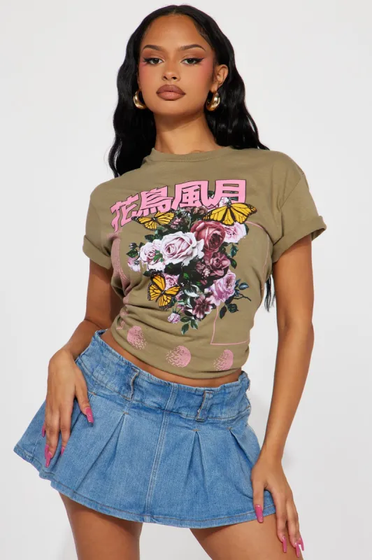 Beauty In You Graphic Tshirt - Taupe sold by Fashion Nova