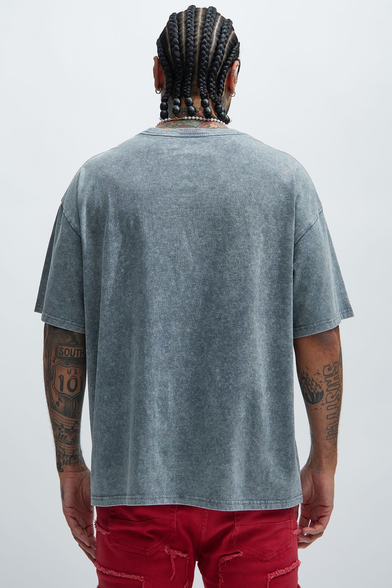 Hot Wheels Racing Oversized Short Sleeve Tee - Charcoal sold by Fashion Nova product image thumbnail 4