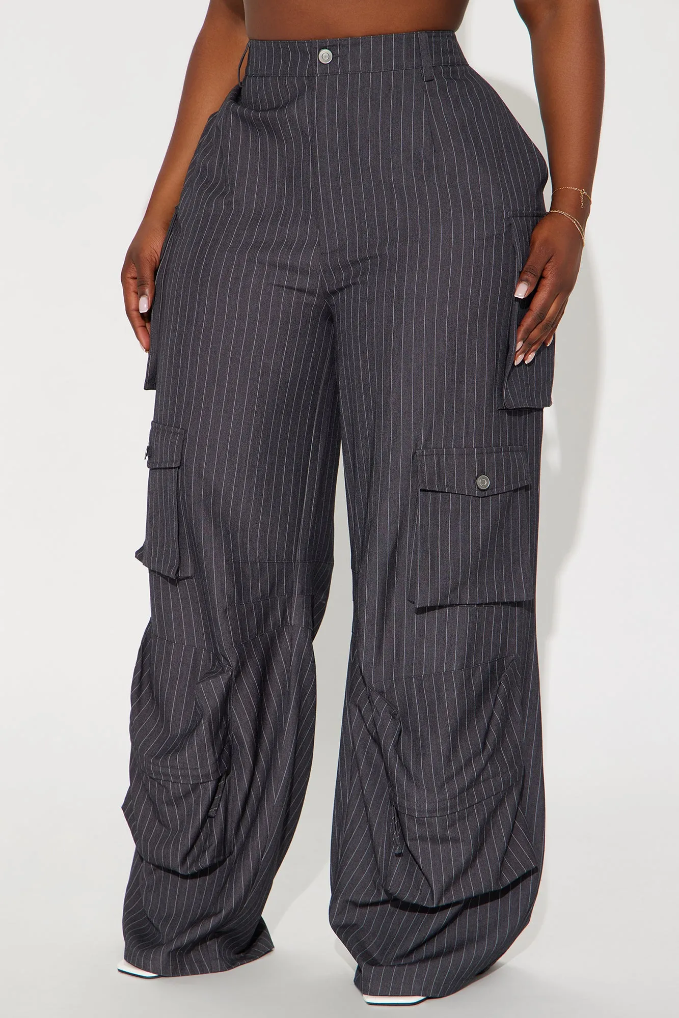 Your Best Investment Cargo Trouser - Charcoal sold by Fashion Nova product image thumbnail 5