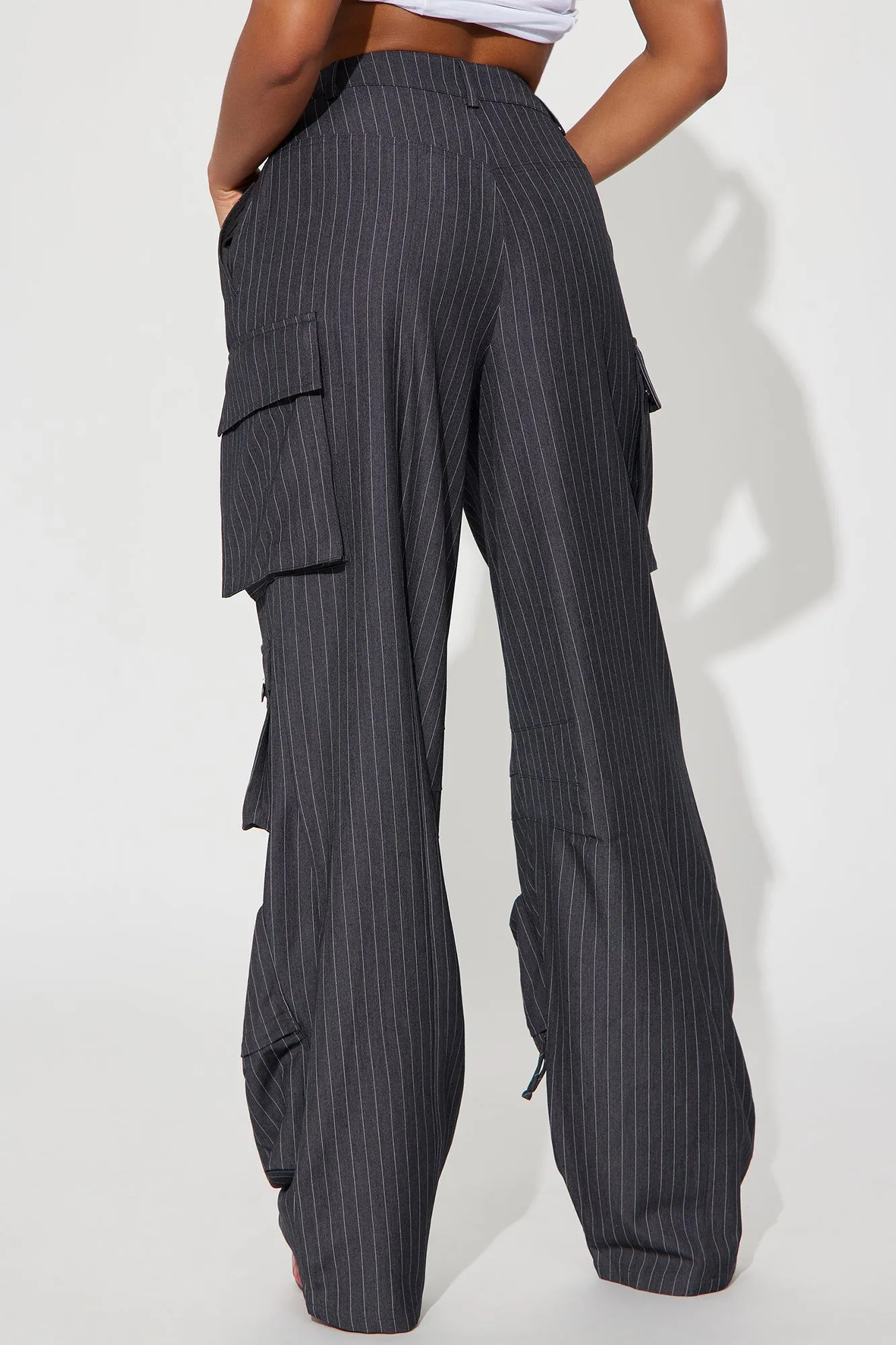 Your Best Investment Cargo Trouser - Charcoal sold by Fashion Nova product image thumbnail 3